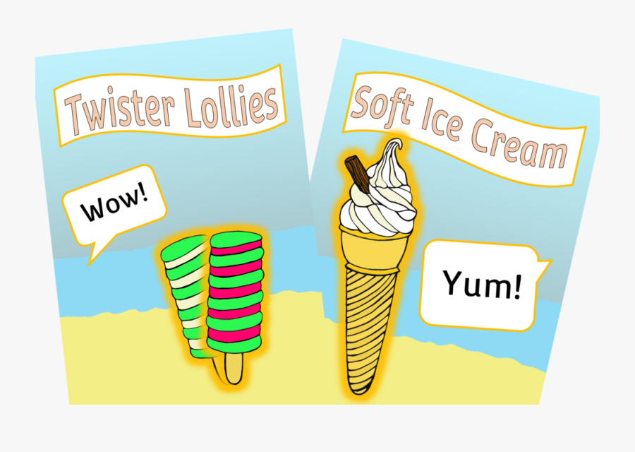 Ice Cream Shop Posters - Cartoon, Transparent Clipart