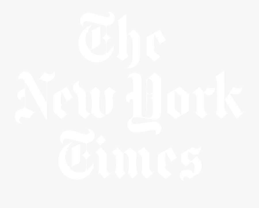 Press Logos Newyorktimes - New York Times Black Background, Transparent Clipart