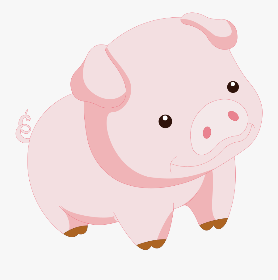 Dog Clipart Pig - Cartoon, Transparent Clipart