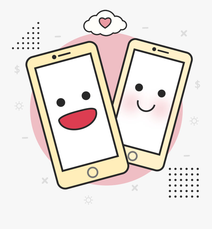 Custom Dating App Development - Cartoon, Transparent Clipart