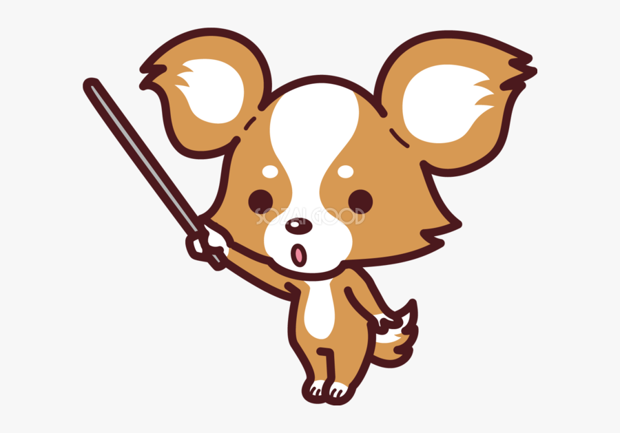 Puppy Chihuahua Clip Art Illustration Vector Graphics - Cartoon, Transparent Clipart