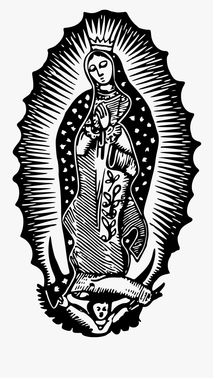 transparent virgin mary png our lady of guadalupe drawing free transparent clipart clipartkey transparent virgin mary png our lady