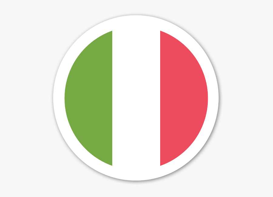 Italy Flag Sticker Clipart , Png Download - Circle, Transparent Clipart