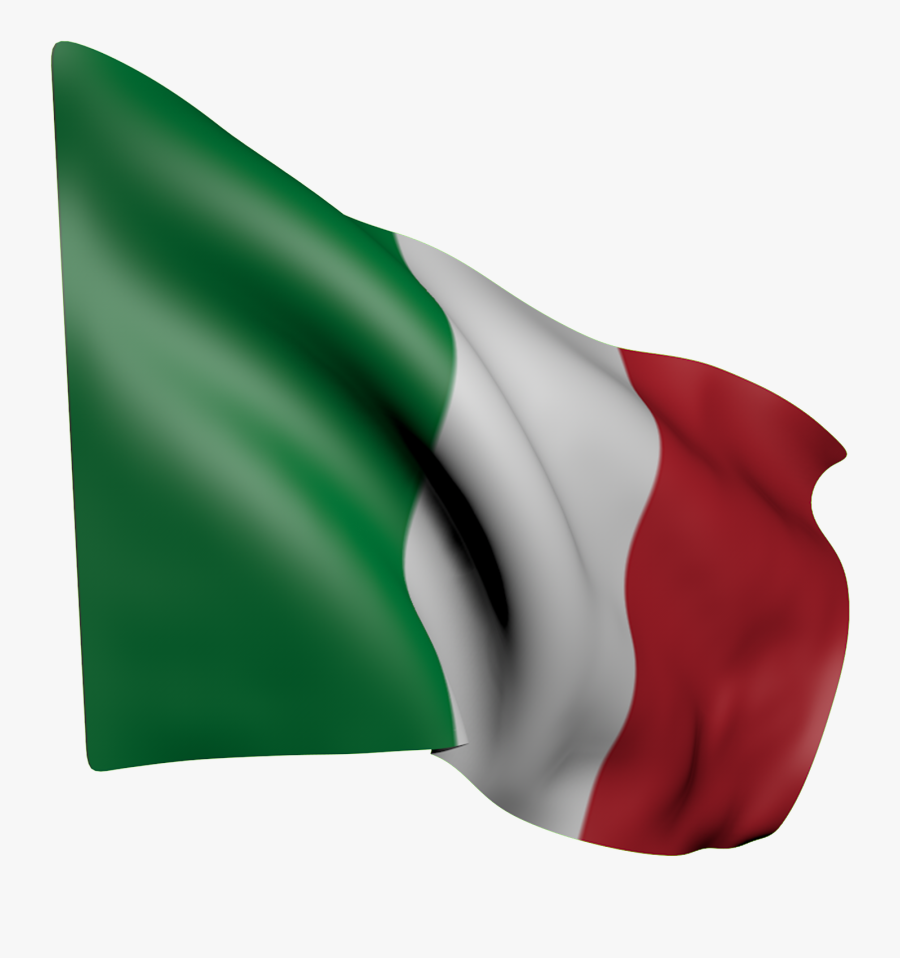 Transparent Italy Flag Clipart - Bandeira Da Italia Png, Transparent Clipart