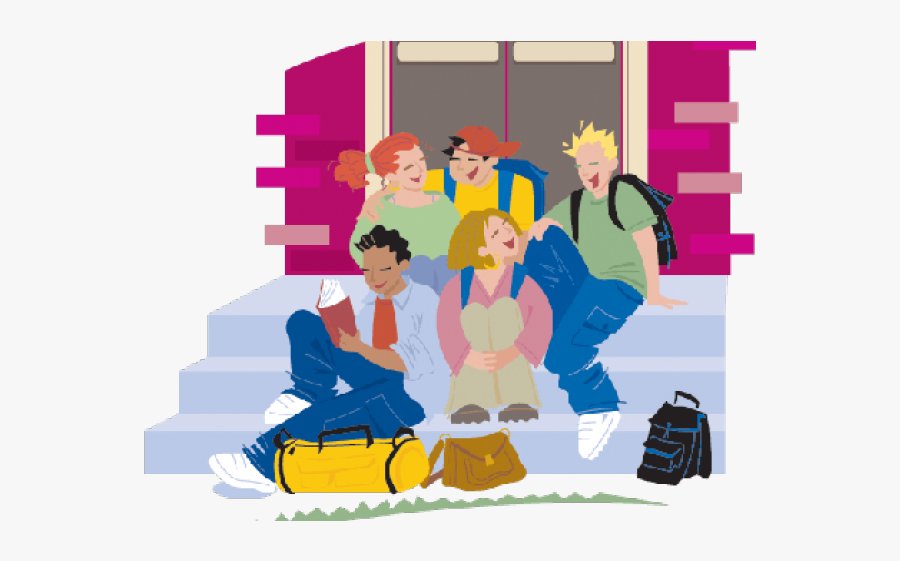 School Clipart Clipart School Entrance - Cartoon, Transparent Clipart