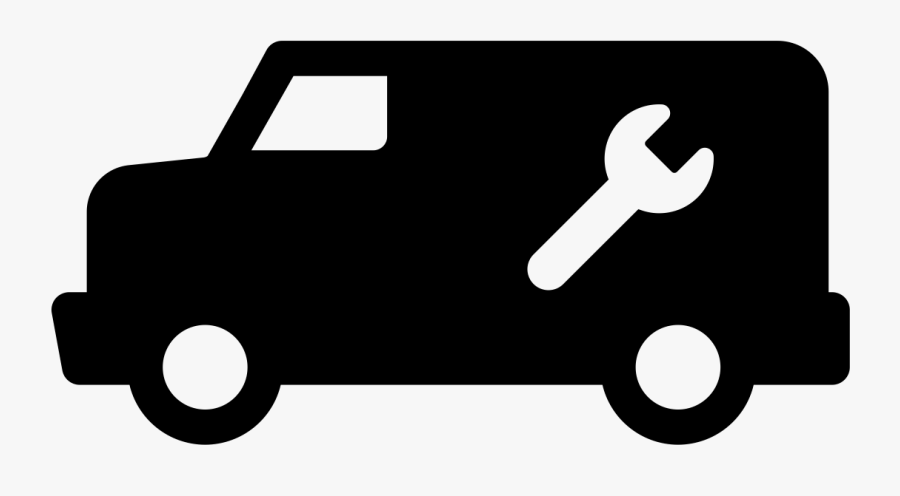 Service Van Logo, Transparent Clipart