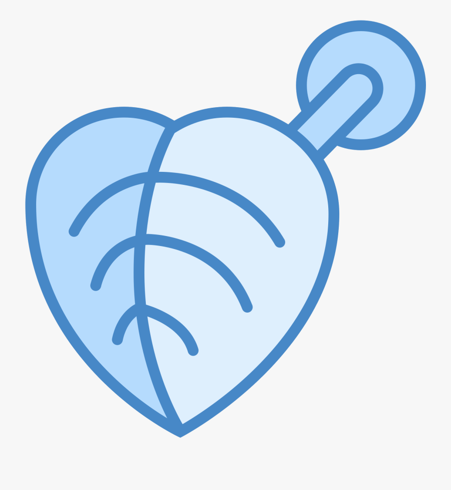 This Is A Picture Of An Earring That Is Heart Shaped, Transparent Clipart