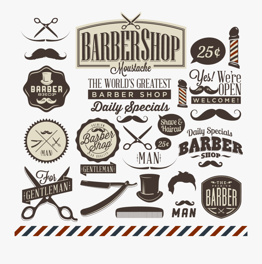 Barber Straight Razor Shaving Beauty Parlour - Barber And Beauty Logo ...