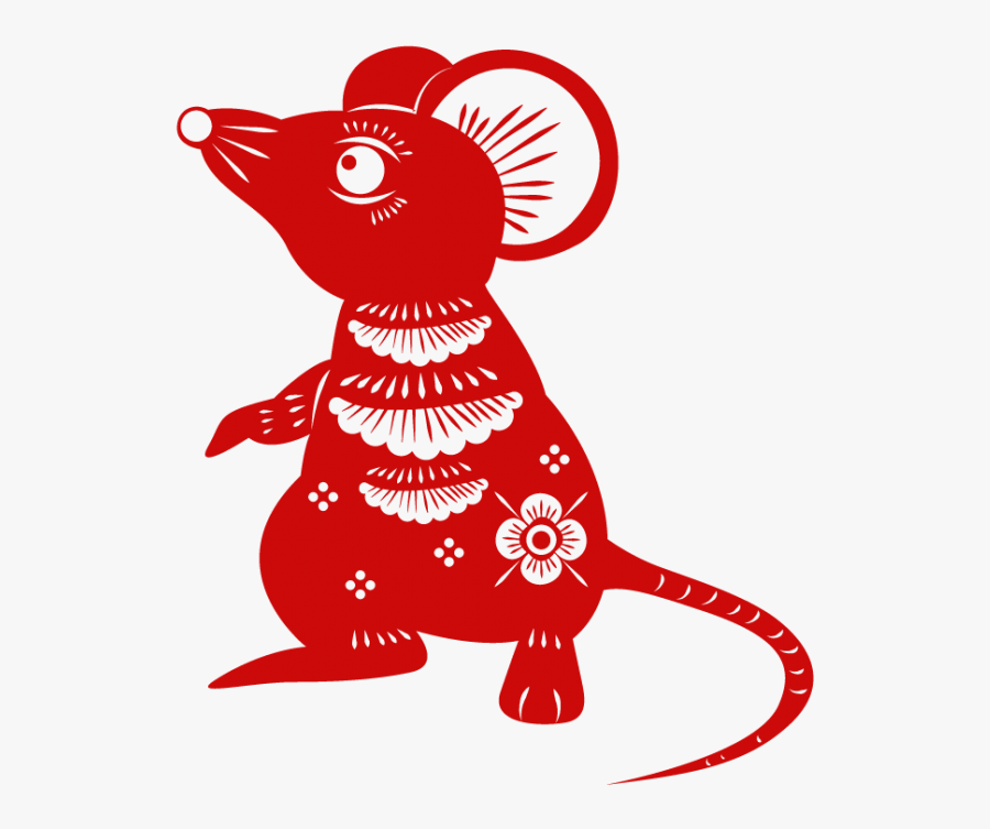 Chinese Zodiac Rat, Transparent Clipart