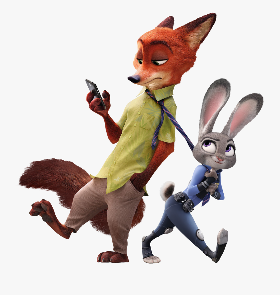 Judy Hopps And Nick - Judy Hopps And Nick Wilde Png, Transparent Clipart