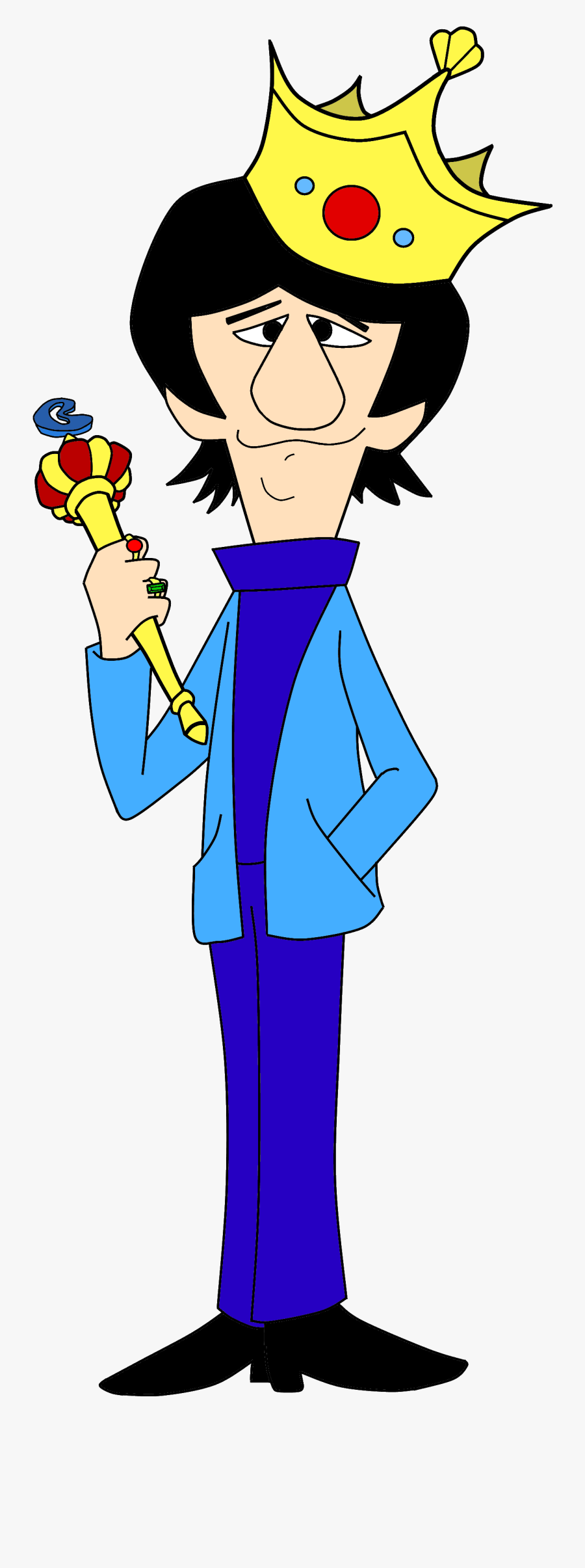 Mean King Cartoon - Cartoon King, Transparent Clipart