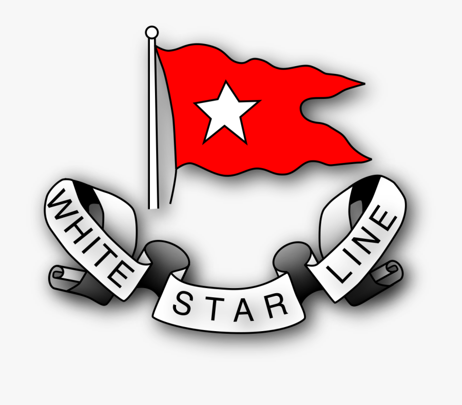 White Star Clipart - Flag Of The Titanic, Transparent Clipart