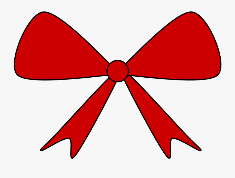 Transparent Red Bow Clipart - Birthday Bow Png Png, Transparent Clipart