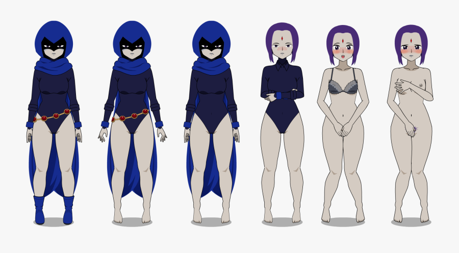 Transparent Teen Titans Clipart - Raven Teen Titans, Transparent Clipart