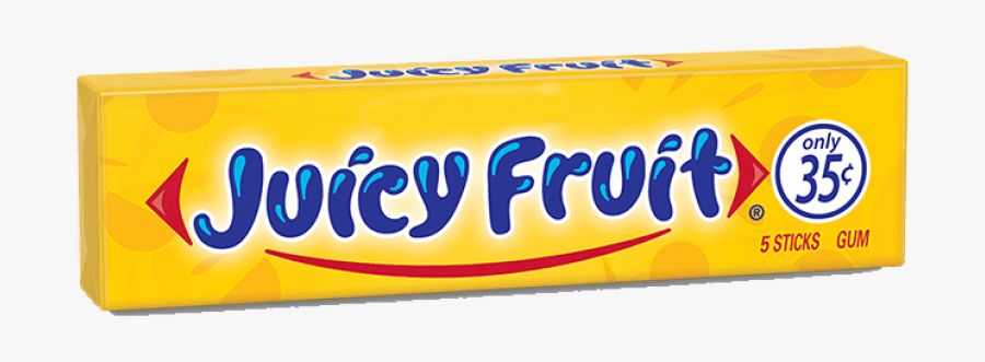 Juicy Fruit Gum, Transparent Clipart