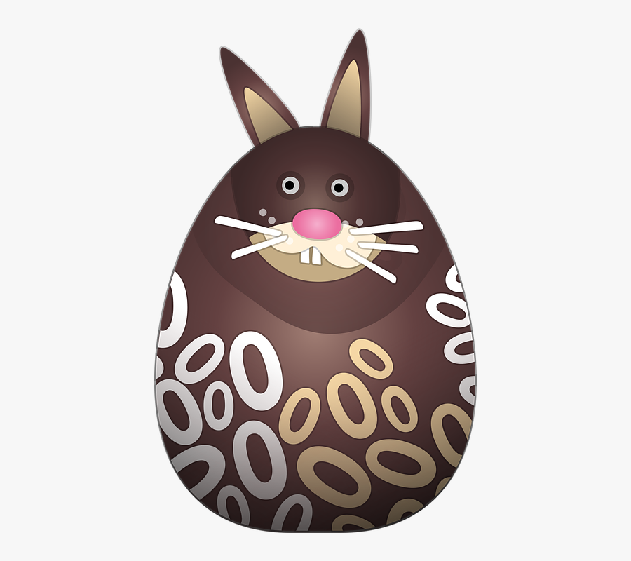 Chocolate Bunny Pääsiäspupu Easter - Chocolate De Pascoa Png, Transparent Clipart
