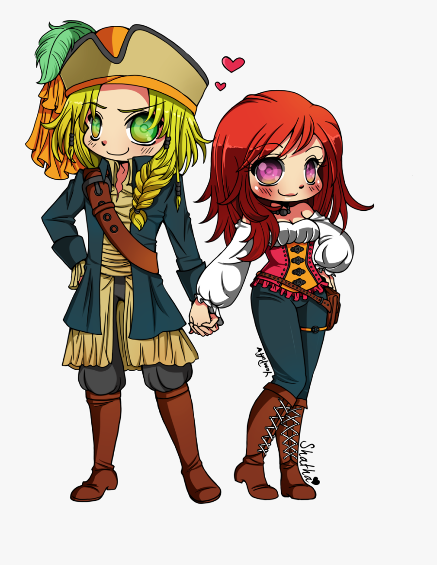 Drawing Pirates Cute - Cartoon, Transparent Clipart