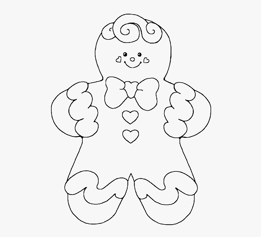 Para Colorear Galletas De Jengibre, Transparent Clipart