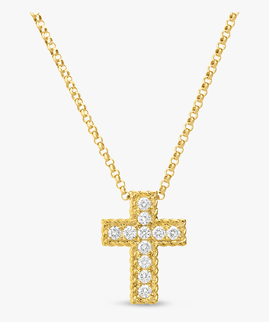 Small Cross Clipart 60325 Classic Necklaces - Gold Cross Necklace Transparent, Transparent Clipart