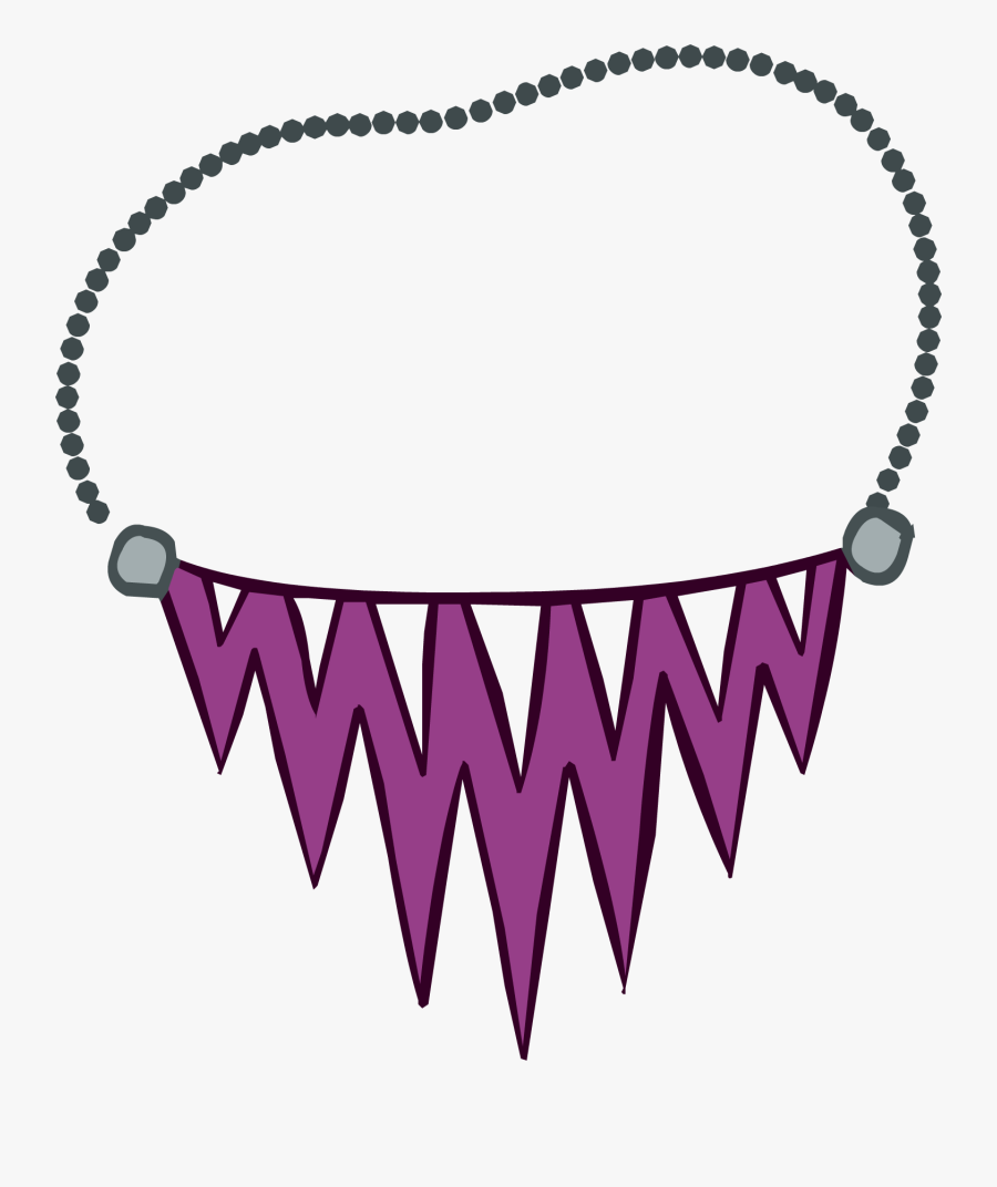 Jagged Purple Necklace - بندعینک مردانه, Transparent Clipart