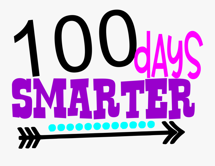 100 Days Smarter Clipart, Transparent Clipart