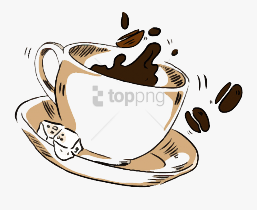 Transparent Coffee Cup Heart Clipart - Cup Of Coffee Png Vector, Transparent Clipart