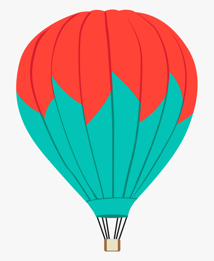Buncee Dr Seuss - Hot Air Balloon, Transparent Clipart
