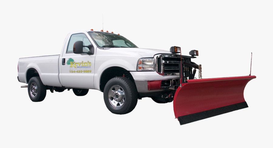 Snowplow Snow Removal Plough Pickup Truck - Snow Plow Truck, Transparent Clipart