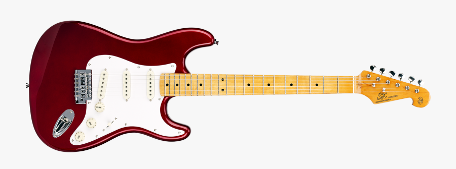 Sx St Candy Apple Red Guitarra Eléctrica - Red Fender Stratocaster Png, Transparent Clipart
