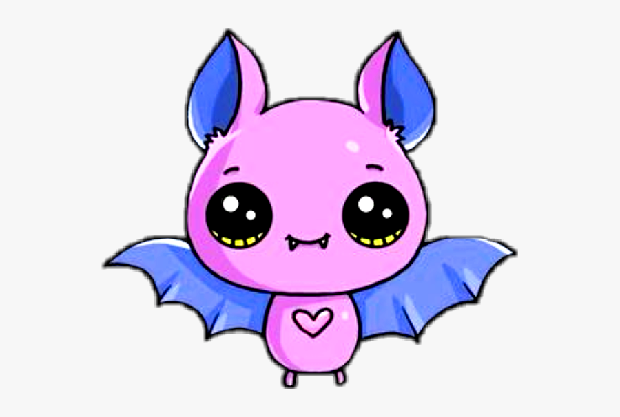 #bat #cute #kawaii #pets & Animals #animals #pink #purple - Drawing Easy Cute Unicorns , Free ...