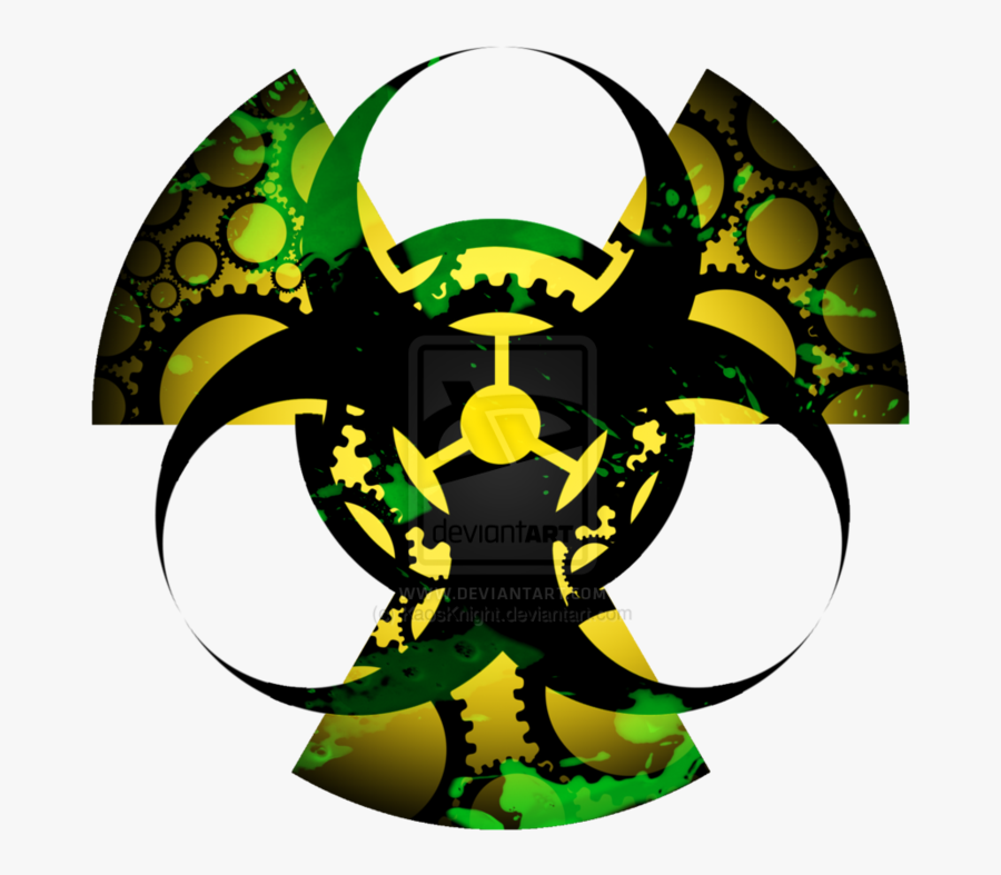 Radioactive Logo - Radioactive Biohazard Symbol Tattoo, Transparent Clipart