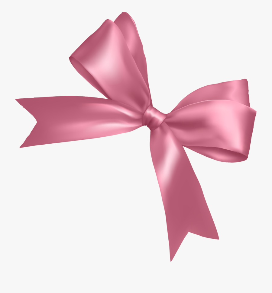 Pink Ribbon Pink Ribbon Shoelace Knot - Transparent Background Pink Bow ...