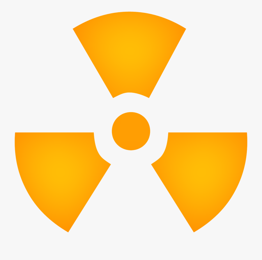Yellow Radiation Sign Png Image - Black And White Hazard Symbols, Transparent Clipart