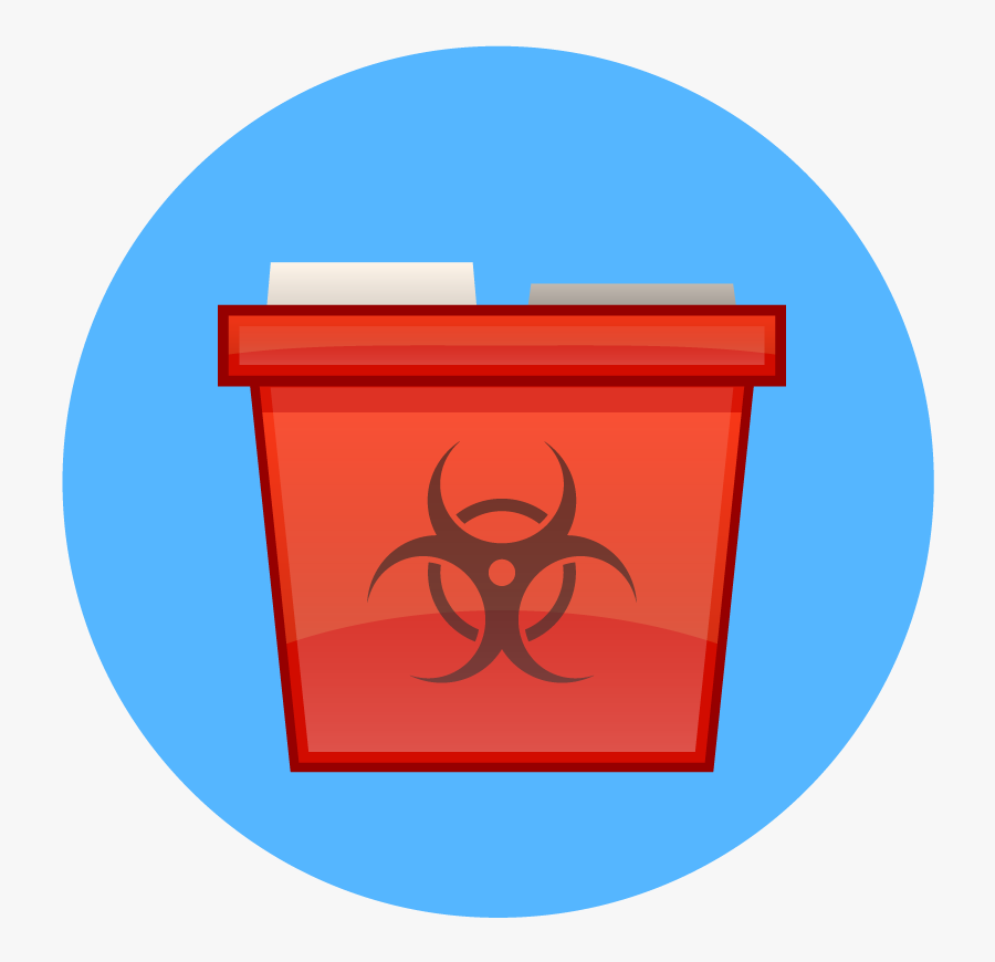 Biohazard Symbol Clipart , Png Download - Medical Waste Clipart, Transparent Clipart
