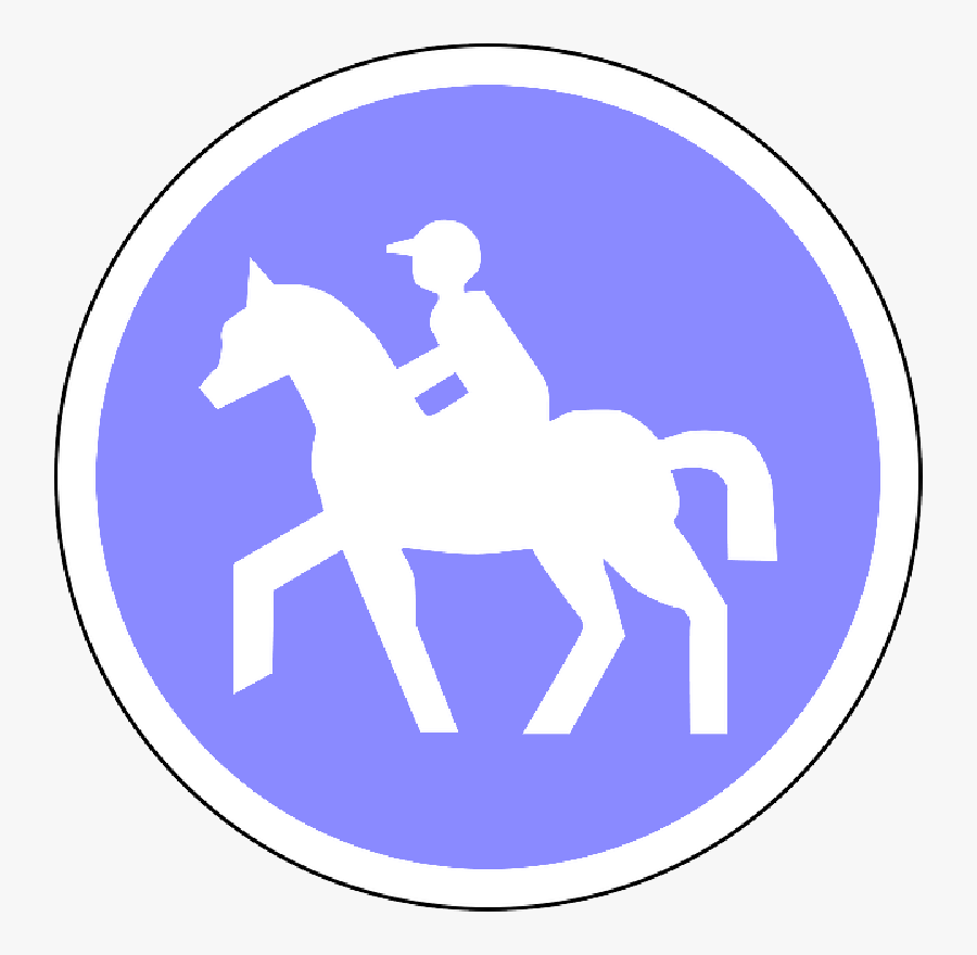 Western Horse Riding Clipart - Horse Riding Sign, Transparent Clipart