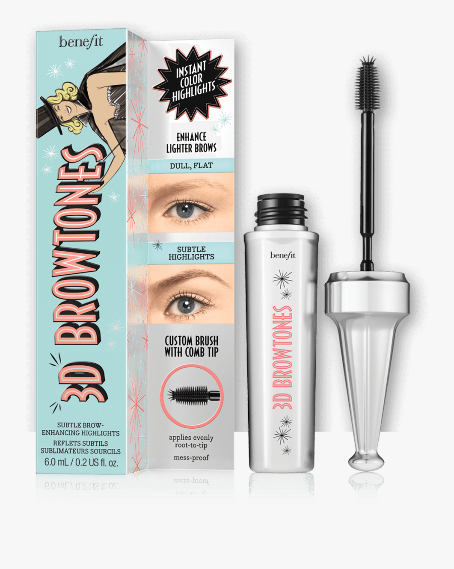 3d Browtones Eyebrow Enhancer - Benefit Gimme Brow New Packaging, Transparent Clipart