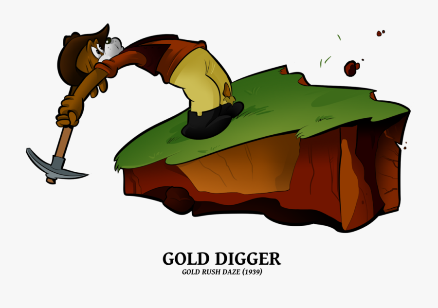 Transparent Gold Miner Clipart - Illustration, Transparent Clipart