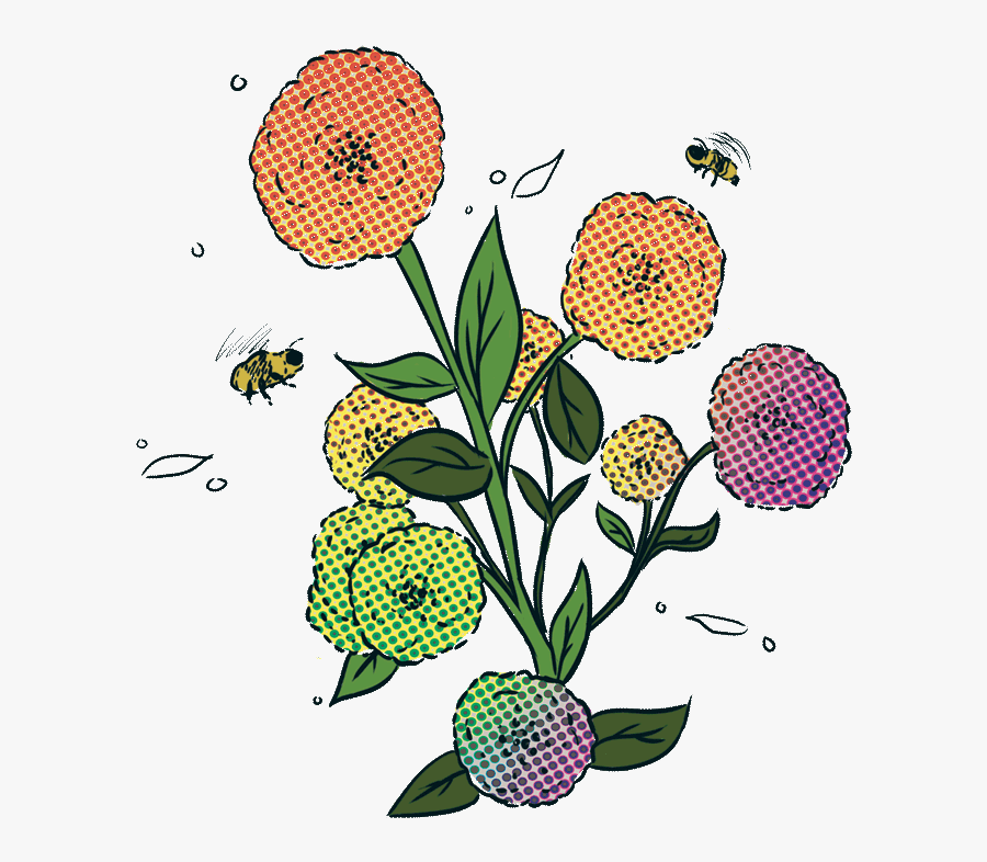 Jarrybriefs Vegan Bees - Illustration, Transparent Clipart