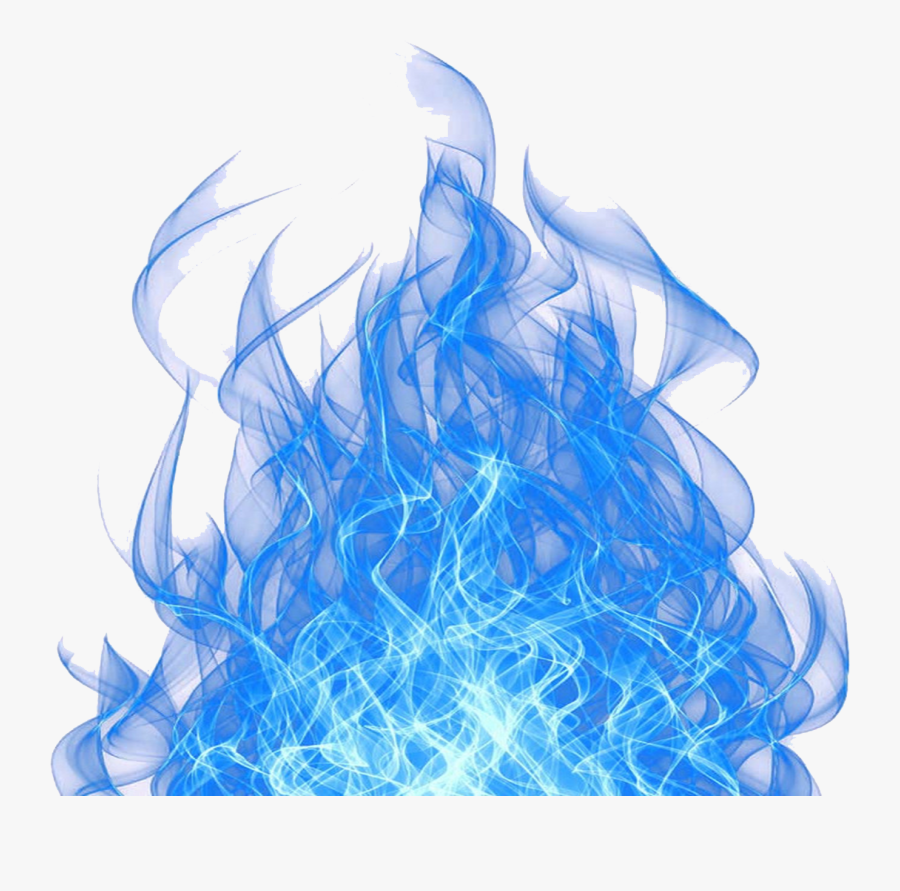 Blue Fire Cool Flame Light Free Hq Image Clipart - Blue Fire With Transparent Background, Transparent Clipart