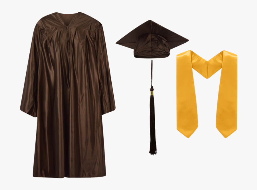 Transparent Graduation Robe Clipart - Graduation Cap And Gown Png ...