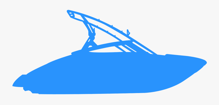 Silhouette Jet Boat Clipart, Transparent Clipart