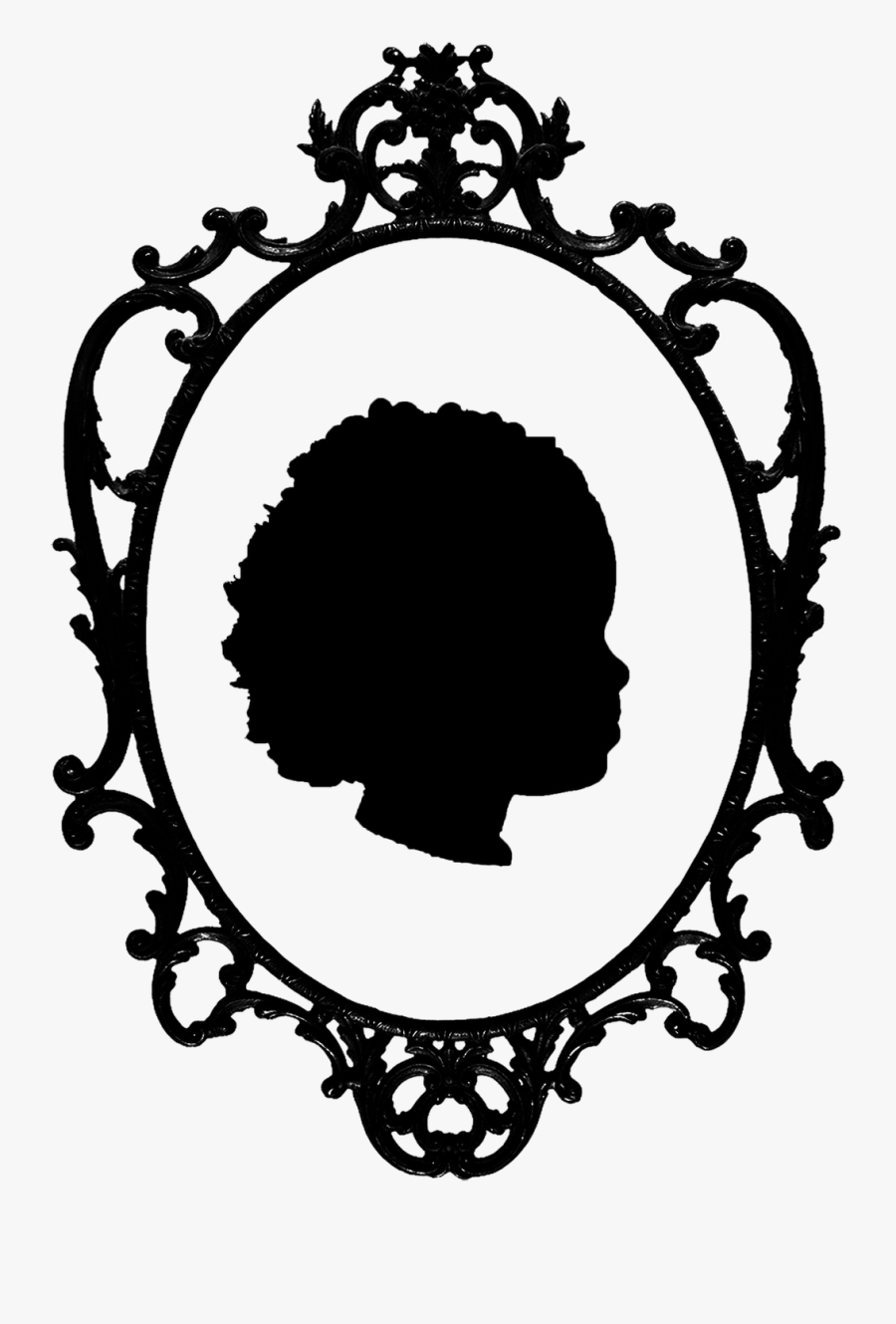 Mirror Clipart Compact Mirror - Vintage Mirror Drawing Png, Transparent Clipart