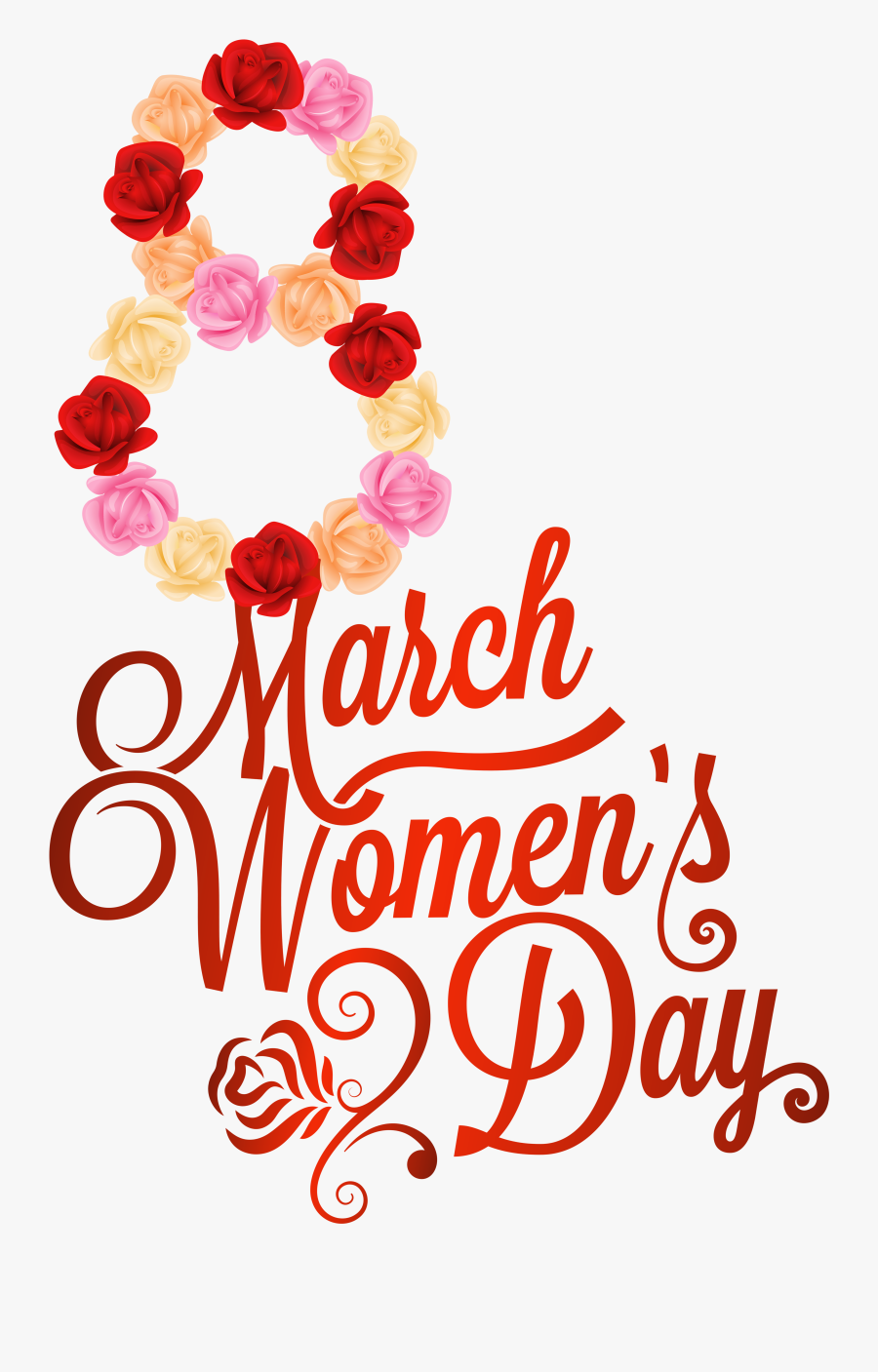 Transparent March Clipart Free - Women's Day Womens Day Png, Transparent Clipart