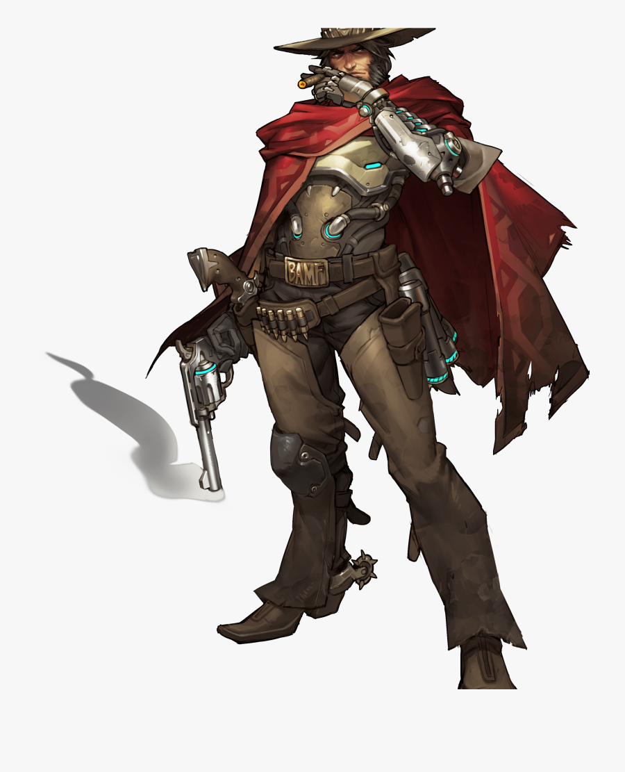 Mccree Overwatch, Transparent Clipart