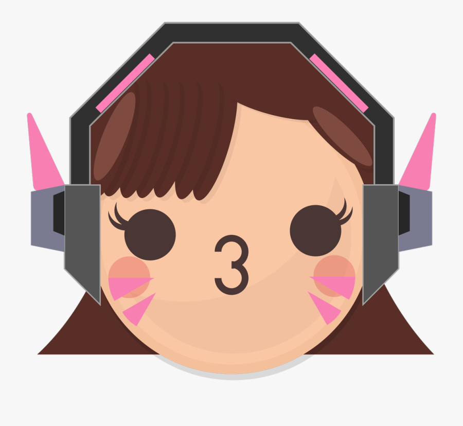 Cute Emojis Png -ahoooy On Twitter - Overwatch Emoji, Transparent Clipart