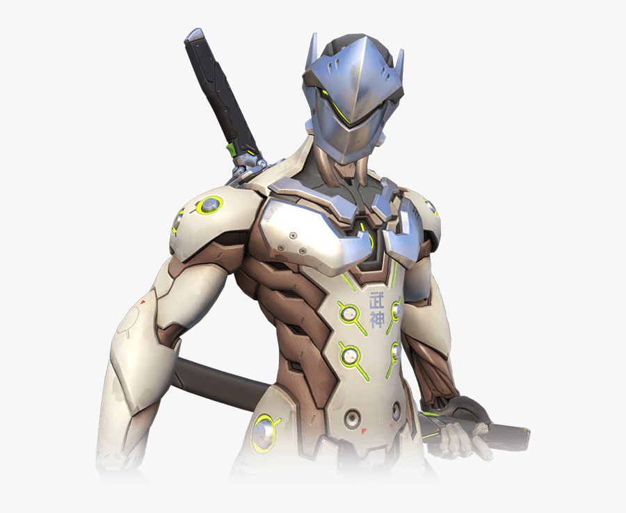 Genji Portrait - Overwatch Genji Naked, Transparent Clipart