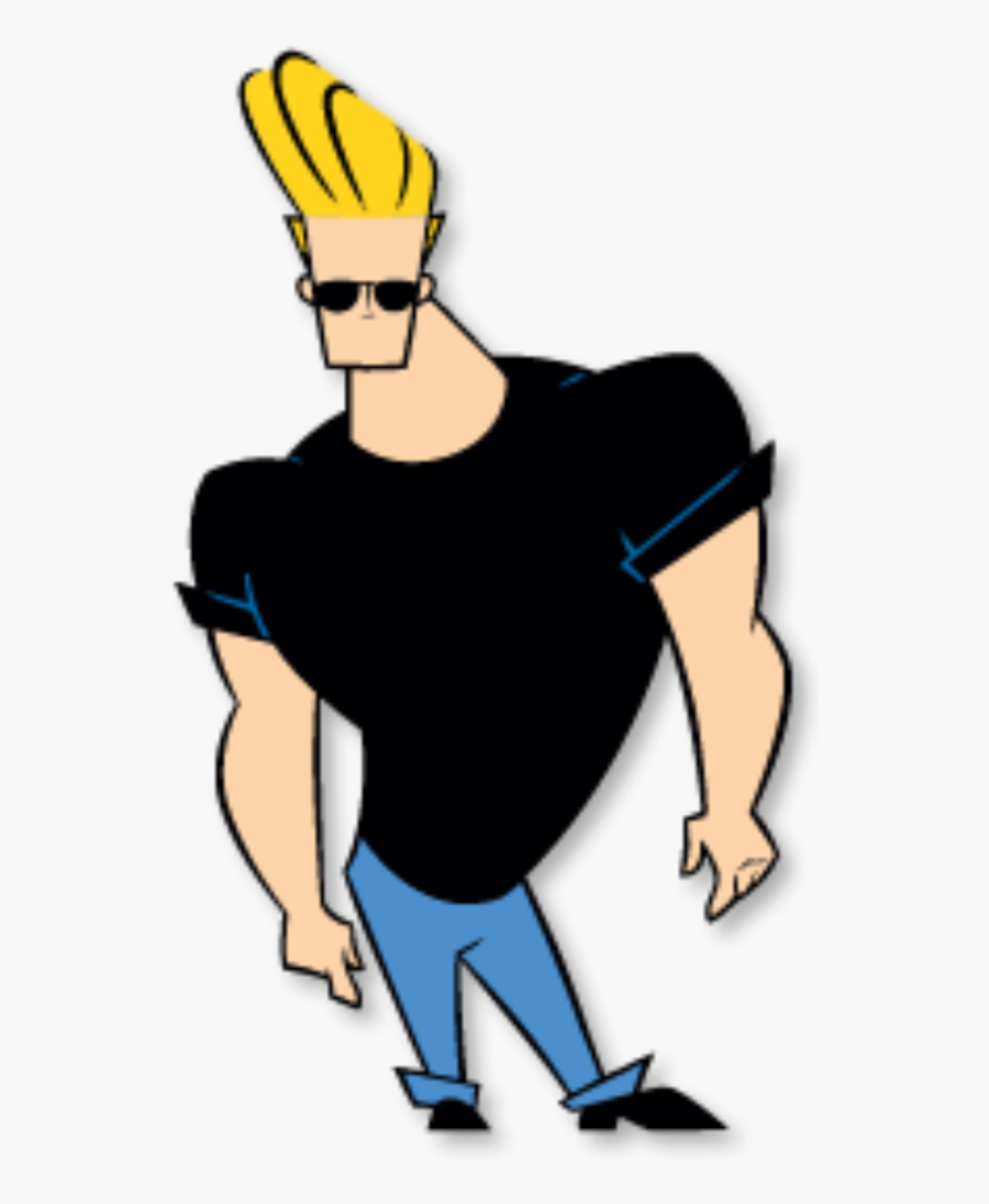 Clip Art Cartoon With Yellow Hair - Johnny Bravo, Transparent Clipart