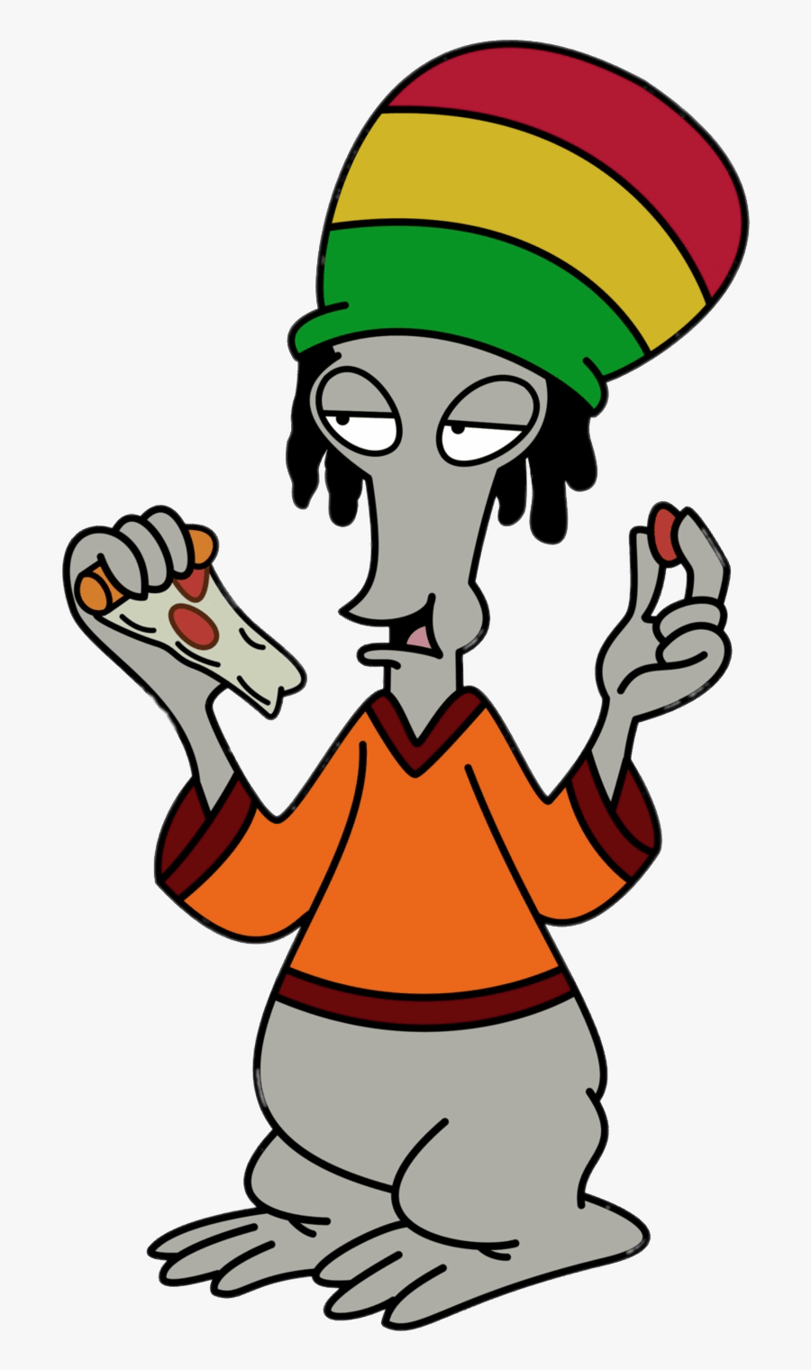 American Dad Character Roger The Alien Jamaican Outfit - Roger American