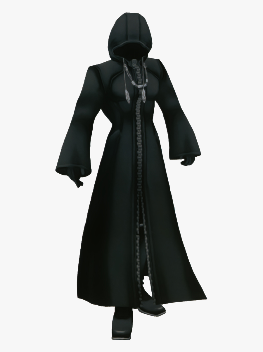Drawn Coat Guy Outfit - Kingdom Hearts Nobody Cloak, Transparent Clipart