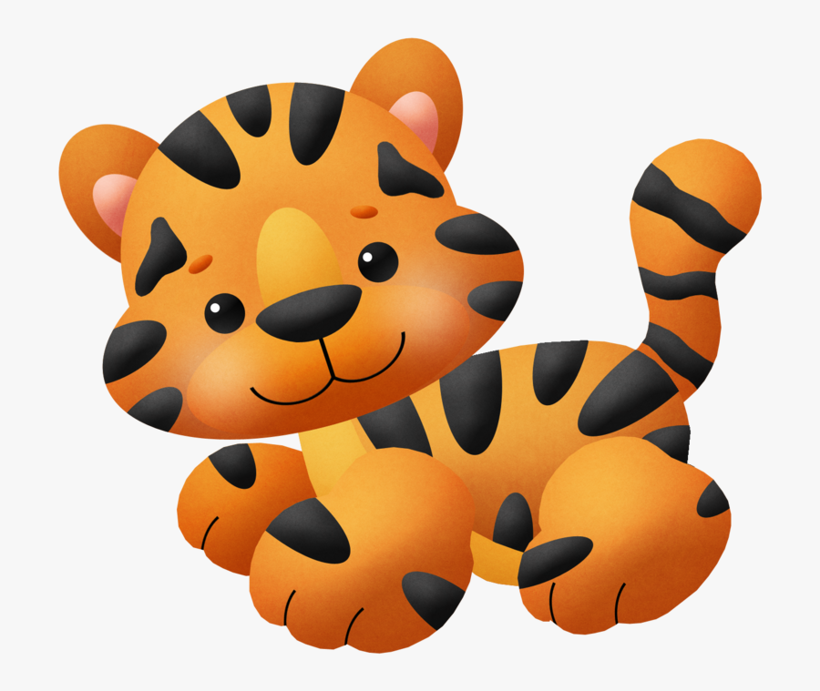 Transparent Baby Tiger Png - Baby Jungle Animals Cliparts , Free